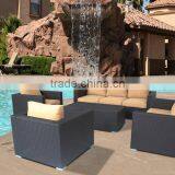 Aluminum Frame Garden Furniture Rattan Sofa thumbnail-5