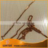 LARGE 10mm x 15mm BRASS GILT ALUMINUM Elongated Long Link CURB CHAIN thumbnail-1