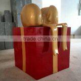 Red With Gold Frp Christmas Gift Box thumbnail-6