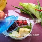 BPA-Free Plastic Lunch Box With 3 Compartments thumbnail-2