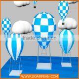 New Style Fashion Fiberglass Visual Display Design Hot Air Balloon thumbnail-5