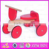 2016 Promotional Kids Wooden Walking Toy,Funny Children Ride on Tricycle Toy,Lovely Cat Design Baby Wooden Tricycle Toy W16A001 thumbnail-3