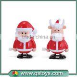 Plastic Wind up Walking Father Christmas Toys for Kids thumbnail-1