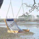 Outdoor Single Rope Cushioned Hammock Swing thumbnail-1