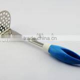 Top Sales 2014 New Design Stainless Steel Kitchenware Smooth Potato Masher thumbnail-2