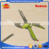 7in 1 Kitchen Clever Scissors Shears Multi Scissors Multi Function Cutter Food Choppers Smart Knife Board Vegetable Slicer thumbnail-2