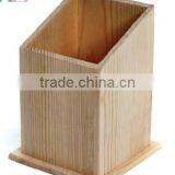 2016 New Design Decoration Wooden Pen Holder Office Supply Wholesale thumbnail-1