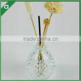 Engraved Ball Glass Bottle for 80ml Reed Diffuser Oil thumbnail-2