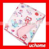 UCHOME Wholesale Custom Super Soft Cotton Plush Baby Infant Blanket thumbnail-2