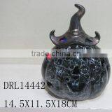 Holloween Decorations Witch Ghost Ceramic LED Lantern thumbnail-1