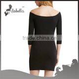 Fashion Sexy Dress Bodycon Dress With 3/4 Sleeve thumbnail-2