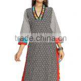 Pure Cotton Styles Long Kurtis thumbnail-3