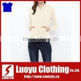 Slim Fit Women Fashion Cotton Hoodies With Zip thumbnail-1