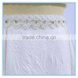 New Design Two Piece Front Short Back Long Trailing Wedding Dress thumbnail-4