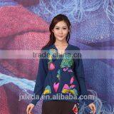 Wholesale Girl's Slim Fit Emboridery Baseball Jacket thumbnail-5