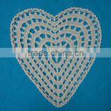 Crochet Cotton Heart Patches