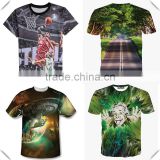 sublimation printing womens/mens sports T shirts tennis zipper Casual t shirt tops OEM wholesale
