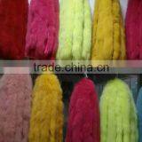 BBG-H-25 Dye Color Large Fox Fur Tail Collar /real Fur Trim for Winter Coat/Parka thumbnail-5