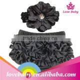 Comfort Toddler Girls Lace Ruffle Shorts Pant 6-18M Bloomers Nappy Cover Tutu Shorts Bottoms LBS5052502 thumbnail-1