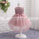 China Supplier Custom Pink Flower Girl Dress for 4 Years Girl thumbnail-4