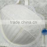 New Design Sexy Ladies Transparent White Embroidered Bra and Panty Set thumbnail-5