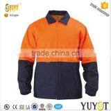 2 TONE HI VIS COTTON QUILTED DRILL WORKWEAR JACKET thumbnail-1