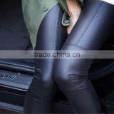 PU Women Pencil Pants Skinny Breathable Black Sexy Leather Pants Women thumbnail-2