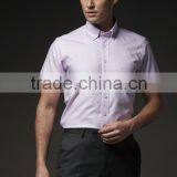 2015 Mens Short Shirt With Buttondown Collar thumbnail-4