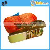 Cargo Lashing Strap Belt in Ratchet Tie Down Cam Buckle With Hooks and Rings Best Price by China Manufacturer thumbnail-4