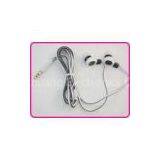 Durable, Lightweight Black Flat Cable MP3 Earphones For IPod, IPhone YDT167