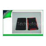 Tough Kickstand Rubberized Ipad Protective Cases With Sleep / Wake Up Function