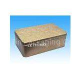 Small Empty Metal Rectangular Tin Box Packaging For Toys , Metal Rectangle Box