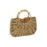 Corn Husk Straw Handbag,Shopping Basket,Bag thumbnail-1