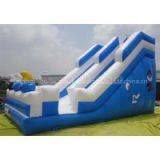 SL-1475 Largest White N Blue Inflatable Combo Slide thumbnail-3