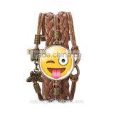 Cute Emoj i Wrist Band/nxg Woven Arm Band Bracelet/fancy Bracelet