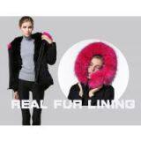Winter European Fashion Fur Coats Real Fur Parka