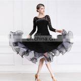 Long Ballroom Practice Dancewear Dress M-108 thumbnail-2
