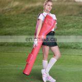Leather GOLF Club Carrier Case Travel Sunday Bag thumbnail-2
