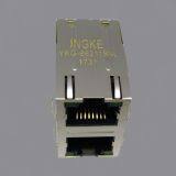 1840855-1 YKG-862119NL Through Hole 2 Port RJ45 Jacks With Magnetics thumbnail-1