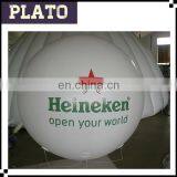 White Large Inflatable Helium Balloon With Logo/advertising Inflatable Helium Sphere Balloon for Attraction thumbnail-1