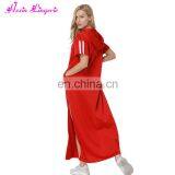 Drop Shipping Hoodie Sweatshirt Korean Plus Size Maxi New Fashion Ladies Dress thumbnail-4