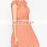 Guangzhou Clothing Wholesale Women Mini Lace Cap Sleeve Fashion Dresses thumbnail-4