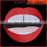 Fashion Pink Cute Lipstick Cosmetics Embroidery Patches for Girls thumbnail-4