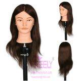 Training Head, Hairdressing Tools.human Hair Training Head thumbnail-1