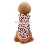New Fashion Leopard Print Simple Design French Bull Dog Hoodies Plain Pet Clothes thumbnail-4