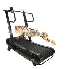 Curved Treadmill & Air Runner Manual Resistance Treadmill With Monitor Best Price Guarantee Gym Fitness Equipment thumbnail-1