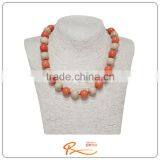 Wholesale Women Temperamental Fashion Simple Design Red Bead Necklace thumbnail-2