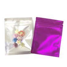 Zip Lock Mylar Bags Heat Seal Storage Packaging Pack Pouches Reusable Plastic Grip Seal Aluminum Foil Sampling Packing Baggies thumbnail-2
