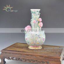 Oriental Antique Ceramic Peach Vases In Bulk