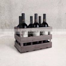 Classical Wooden Packaging 6 Bottle Wooden Wine Box thumbnail-2